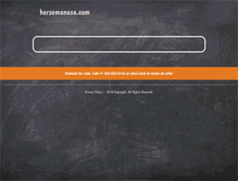 Tablet Screenshot of horsemanusa.com